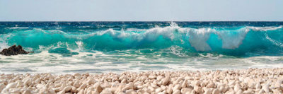 Pangea Images - Wave on Pebbles Beach