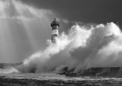 Pangea Images - The Big Wave (B&W)