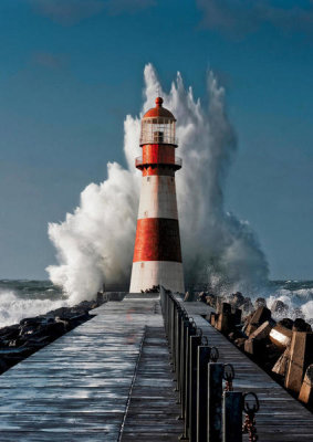 Pangea Images - Lighthouse in the Mediterranean Sea (detail)