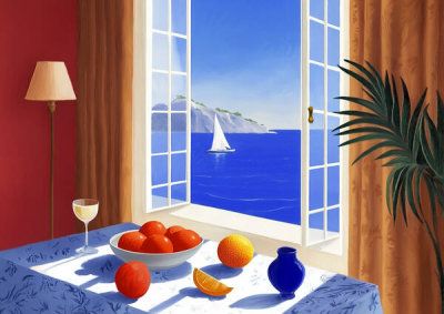 Hernan Navarro - Still Life and Window II