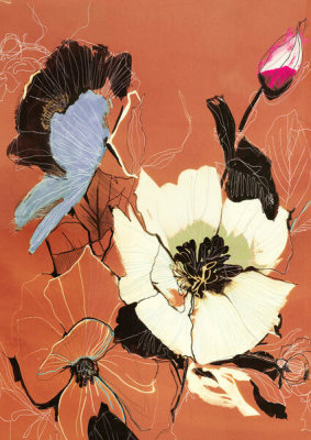 Kelly Parr - Fleurs (Burnt Orange, detail)