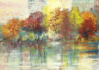 Luigi Florio - Central Park Reflections (detail)