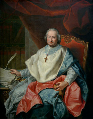 Jean Raoux - Charles Joachim Colbert de Croissy, bishop of Montpellier, 18th Century