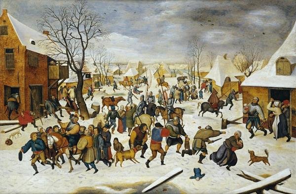 Pieter Bruegel the Elder The Massacre of the Innocents Art Print/ Poster. 