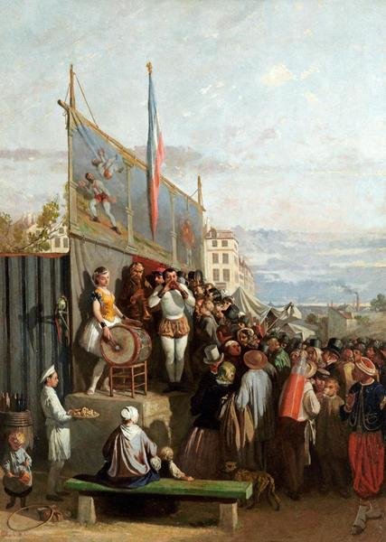 Charles Edouard Elmerich - The Travelling Circus - Art Print - Global