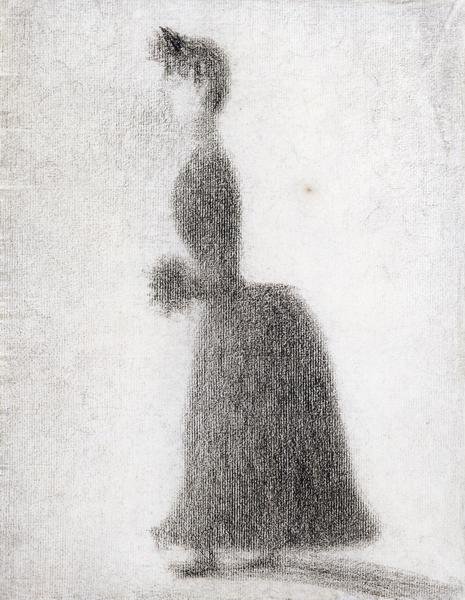 Standing Female Nude Georges Seurat