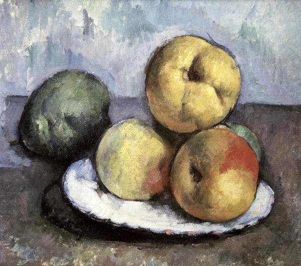 Paul Cezanne - Still Life with Apples & Peaches - Art Print - Global ...