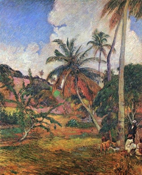 Paul Gauguin - Palm Trees In Martinique - Art Print - Global Gallery