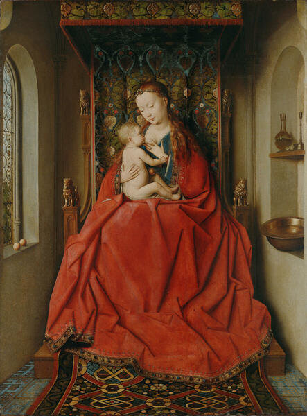 Jan Van Eyck - Lucca Madonna - Art Print - Global Gallery